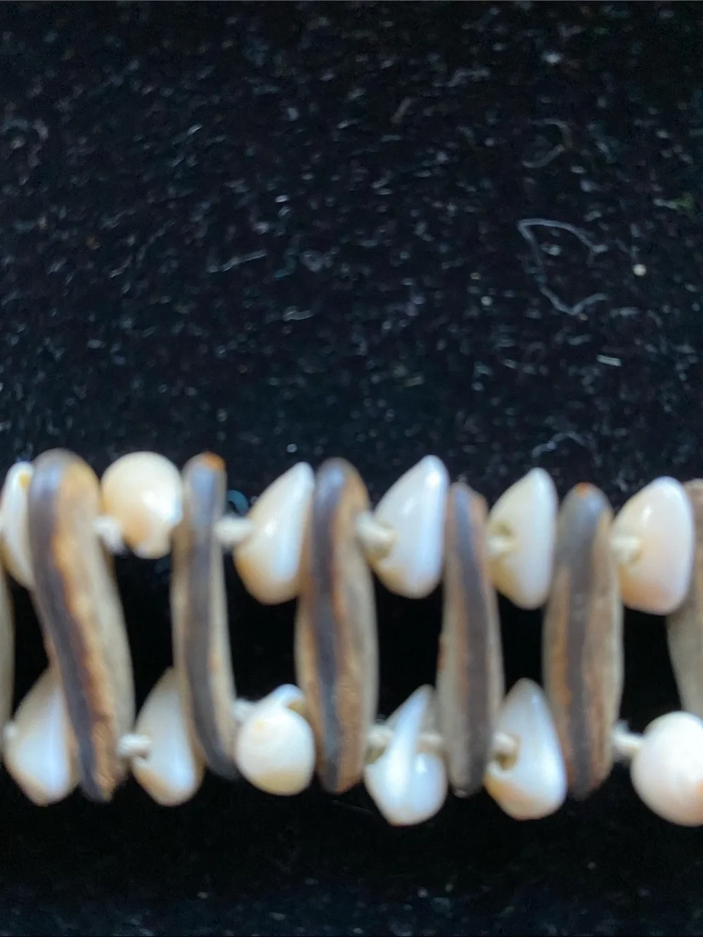 Freshwater seashells Multi-Row Bracelet - White